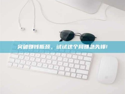 庄河突破赚钱瓶颈，试试这个网赚急先锋!